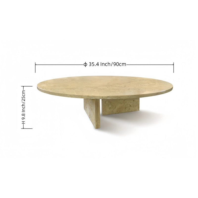 35.4 Natural Marble Stone Coffee Table
