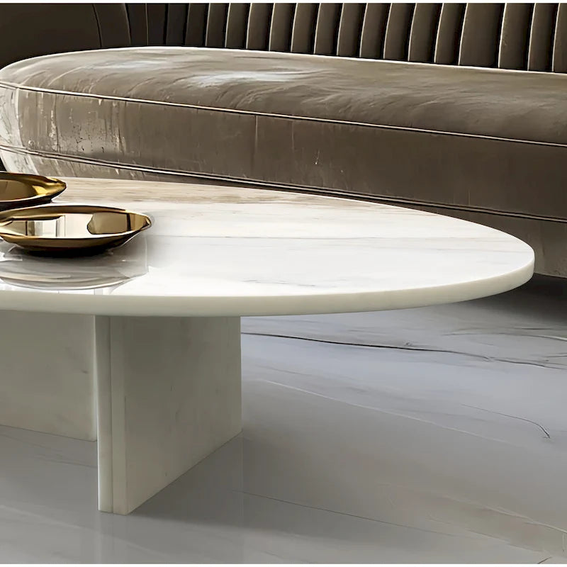 35.4 Natural Marble Stone Coffee Table