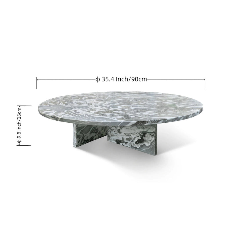 35.4 Natural Marble Stone Coffee Table