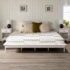 King-Size-Plattformbett aus Massivholz