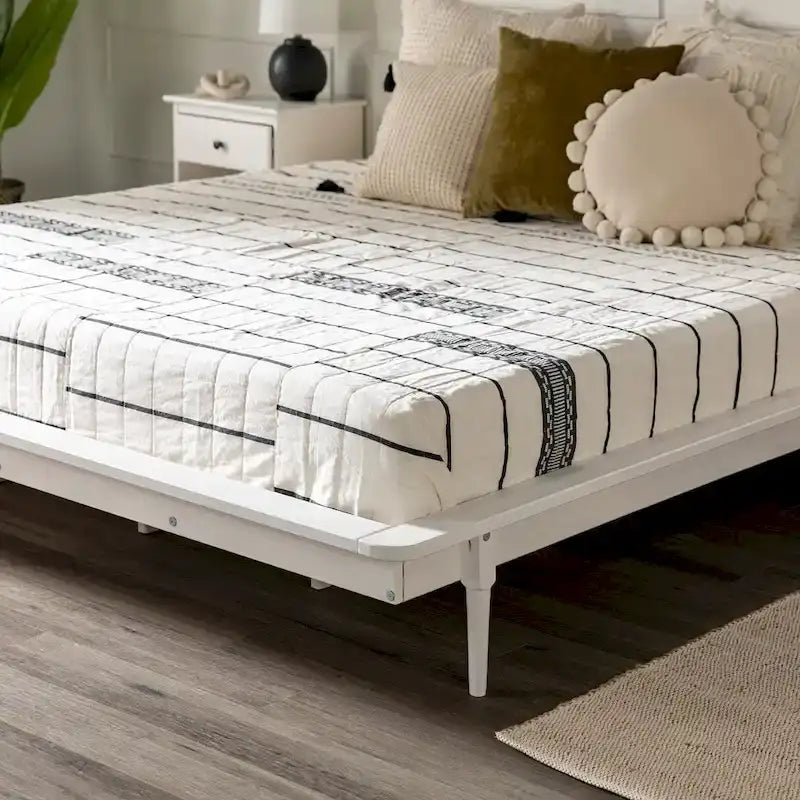 King-size Solid Wood Platform Bed