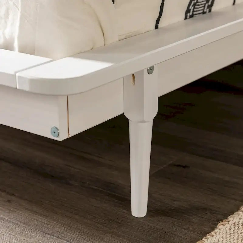 King-size Solid Wood Platform Bed