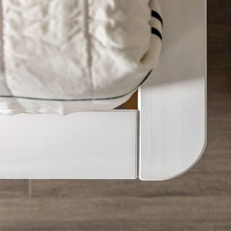 King-size Solid Wood Platform Bed