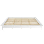 King-Size-Plattformbett aus Massivholz