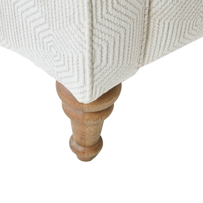 Madison Park Jiy Ivory Push Back Recliner
