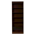 Cognacbraunes 213-cm-Chefbücherregal