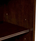 Cognacbraunes 213-cm-Chefbücherregal