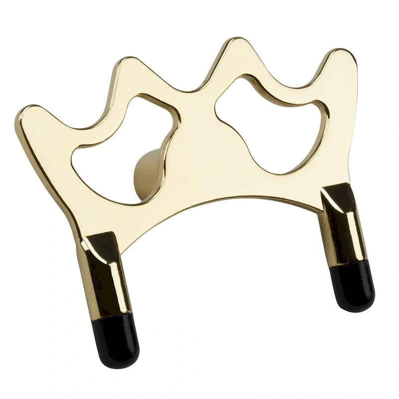 GSE Billiard Pool Cue Stick Brass Screw-on Bridge Head. Billiard Pool Cue Stick Accessories - Black