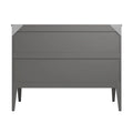 Northampton Full Murphy Bed Desk in Grey
