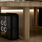 Tavolo riunioni 86.6L x 47.2P con base in legno