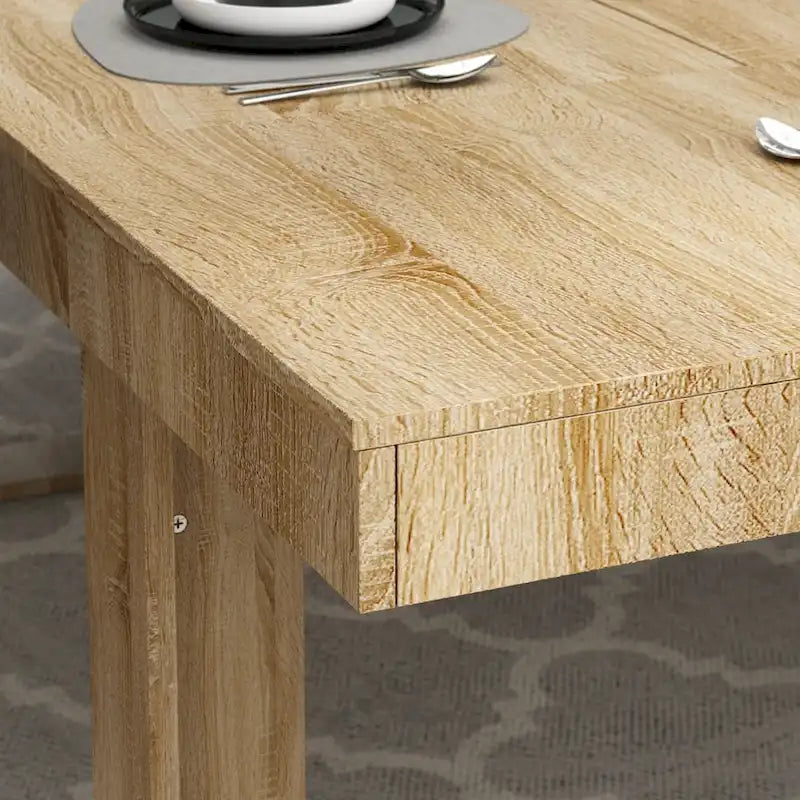 Business Furniture 86.6W x 47.2D Conference Table with Wood Base Desk