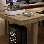 Tavolo riunioni 86.6L x 47.2P con base in legno