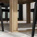 Tavolo riunioni 86.6L x 47.2P con base in legno