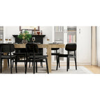 Tavolo riunioni 86.6L x 47.2P con base in legno
