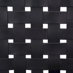 Πλεκτή Δερμάτινη Πολυθρόνα - 30Π x 28Β x 28Υ