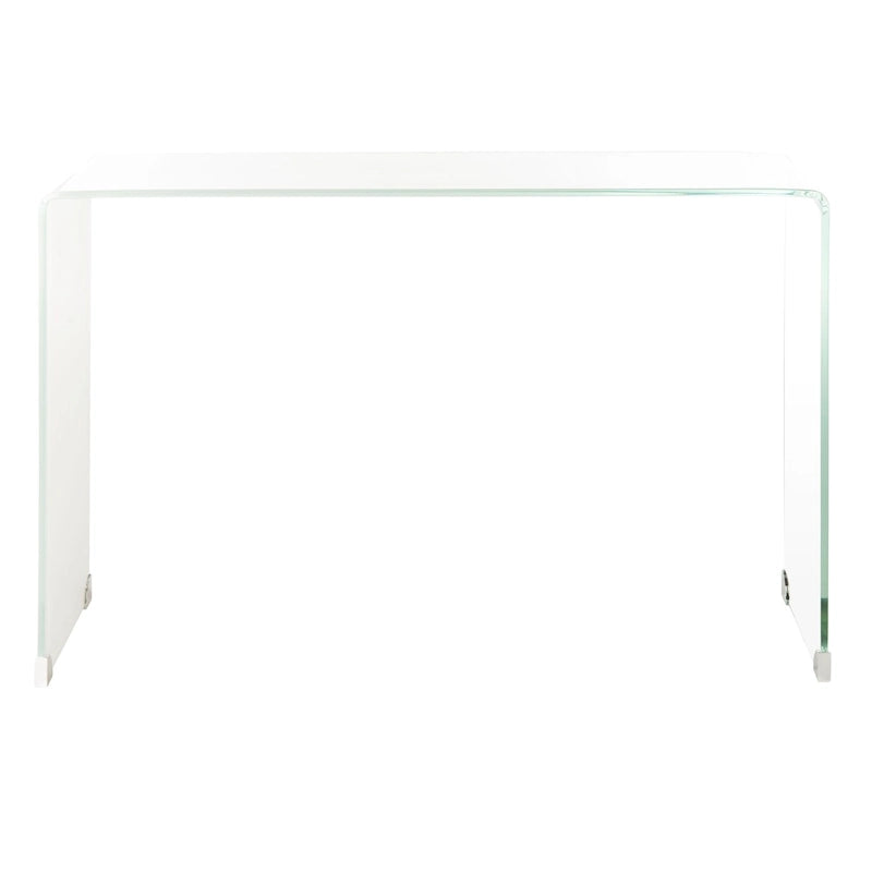 Ombre Glass Console Table - Clear / Blue - 43.3 x 13.8 x 29.5 - 43Wx14Dx30H