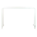 Ombré-Konsolentisch aus Glas – Transparent / Blau – 43,3 x 13,8 x 29,5 – 43B x 14T x 30H