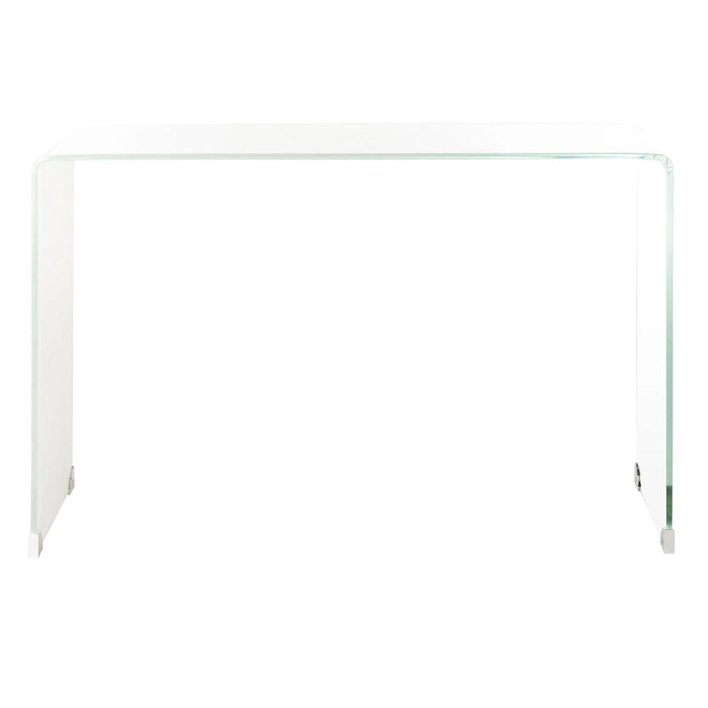 Ombre Glass Console Table - Clear / Blue - 43.3 x 13.8 x 29.5 - 43Wx14Dx30H