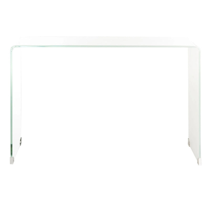 Ombre Glass Console Table - Clear / Blue - 43.3 x 13.8 x 29.5 - 43Wx14Dx30H
