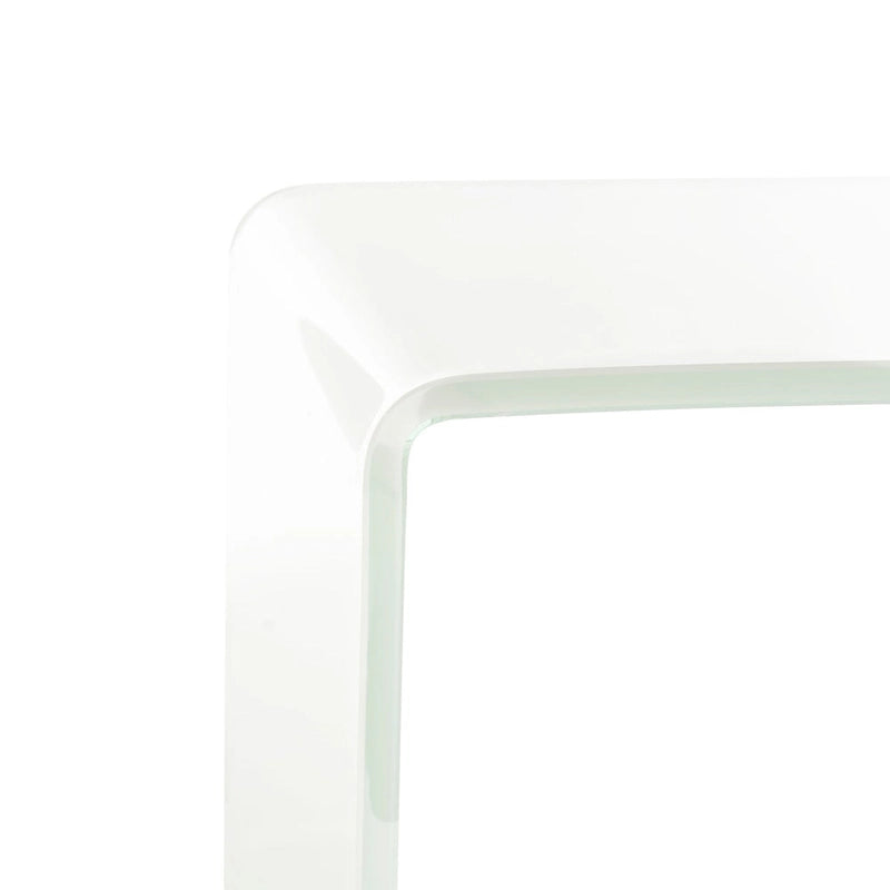 Ombre Glass Console Table - Clear / Blue - 43.3 x 13.8 x 29.5 - 43Wx14Dx30H