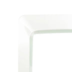 Ombré-Konsolentisch aus Glas – Transparent / Blau – 43,3 x 13,8 x 29,5 – 43B x 14T x 30H