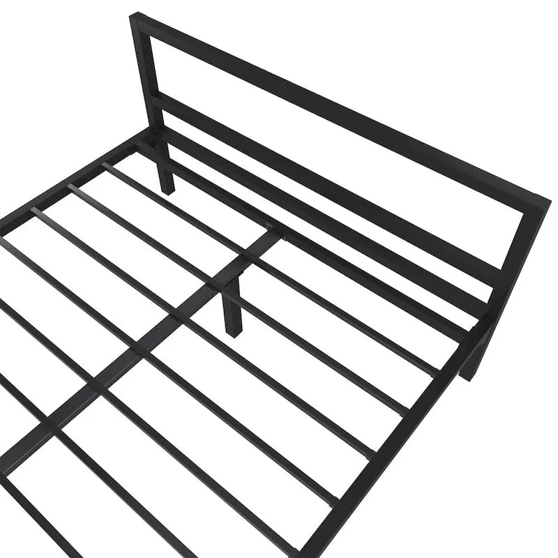 Metal Platform Bed Frame with Headboard