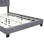 Queen-Size verstellbares Polsterbett, fleckenabweisend und langlebig