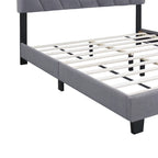 Queen-Size verstellbares Polsterbett, fleckenabweisend und langlebig