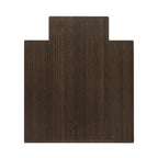 Alfombra rectangular de bambú ecológico enrollable para silla con borde - Protectora y ecológica, resistente para oficina y hogar